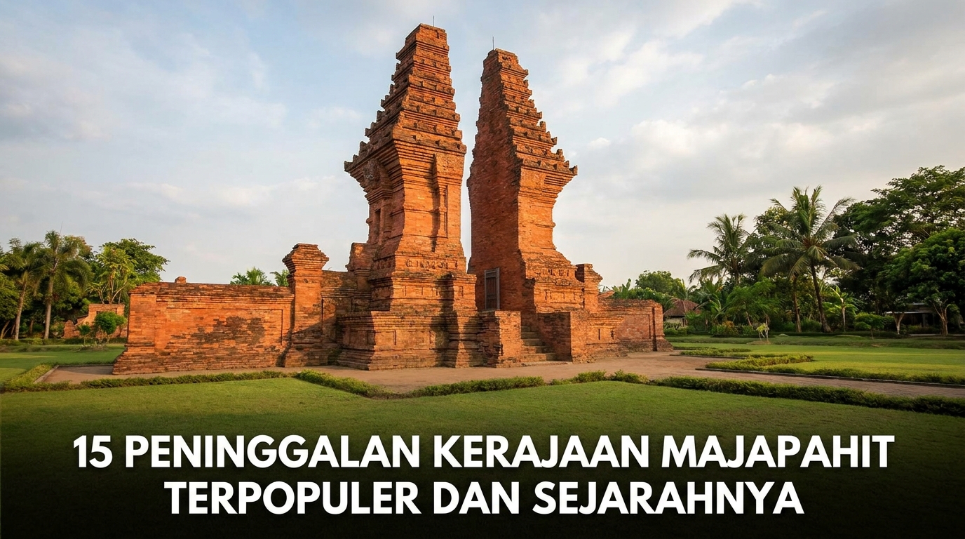 15 Peninggalan Kerajaan Majapahit Terpopuler dan Sejarahnya