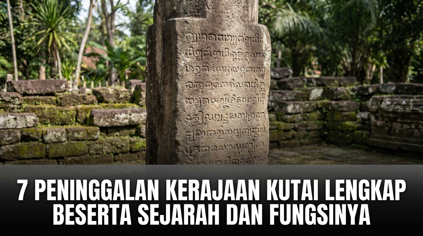 7 Peninggalan Kerajaan Kutai Lengkap Beserta Sejarah dan Fungsinya