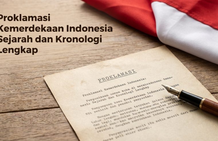 Proklamasi Kemerdekaan Indonesia Sejarah dan Kronologi Lengkap