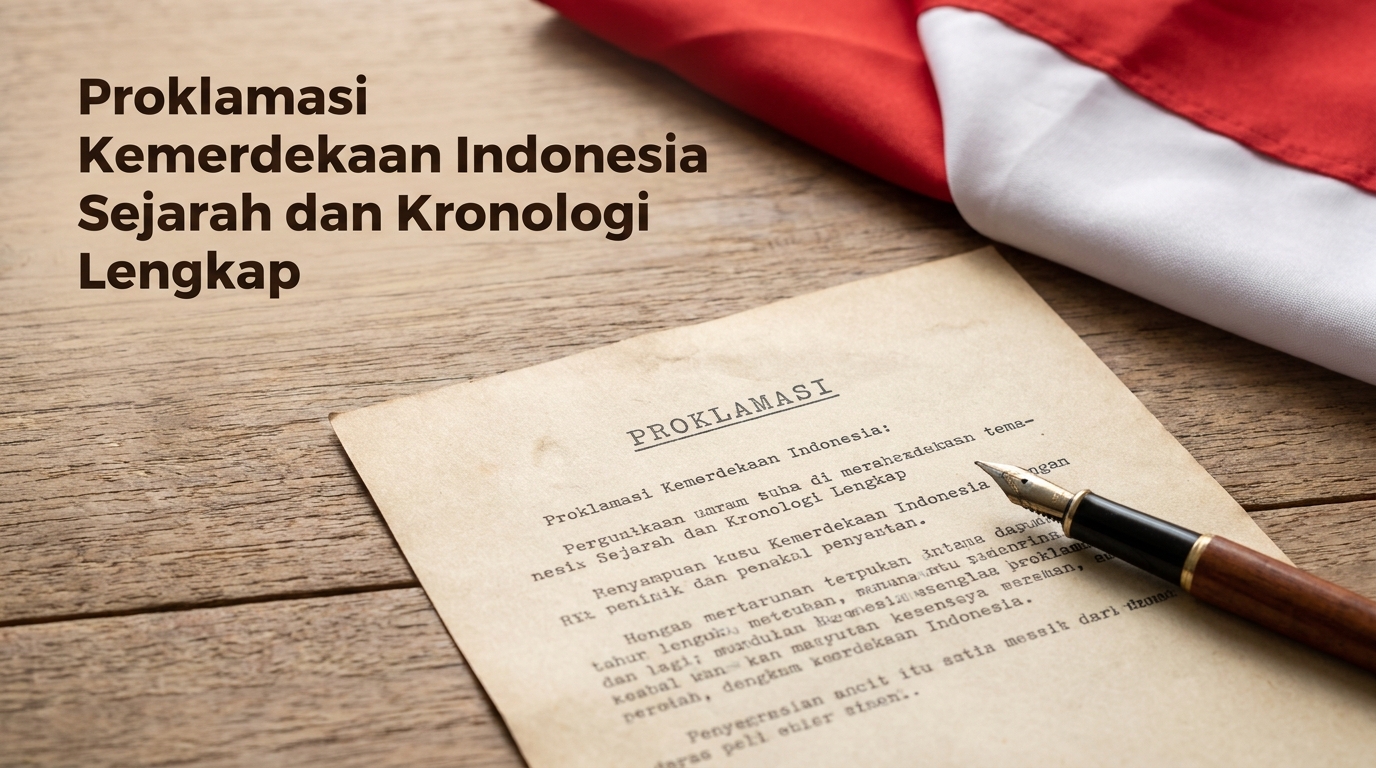 Proklamasi Kemerdekaan Indonesia Sejarah dan Kronologi Lengkap