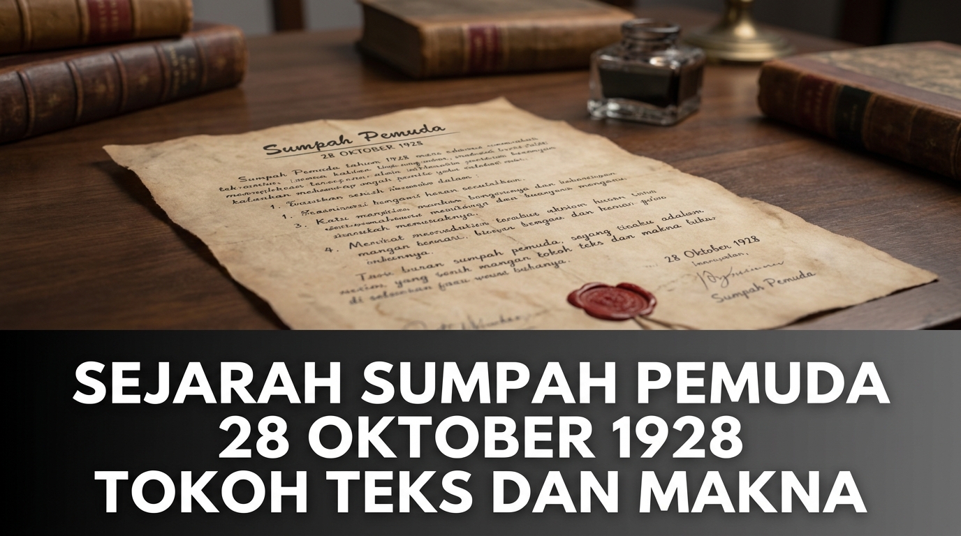 Sejarah Sumpah Pemuda 28 Oktober 1928 Tokoh Teks dan Makna
